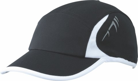 Running cap 9000 - czarny/biały