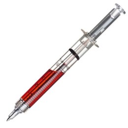 Długopis plastikowy INJECTION kolor czerwony