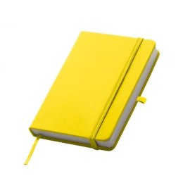 Notes A6 z czystymi stronami LUBECK kolor żółty