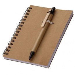 Notes A6 w linie z długopisem KEYSTONE kolor brązowy
