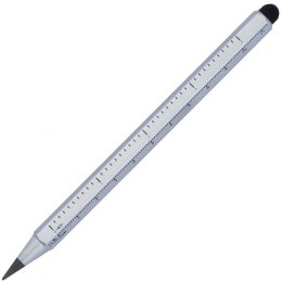 Wieczny długopis aluminiowy z miarką HALMSTAD kolor szary