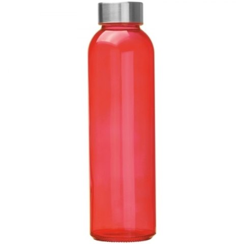 Butelka szklana INDIANAPOLIS 550 ml kolor czerwony