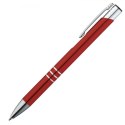 Długopis metalowy ASCOT kolor czerwony