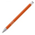 Długopis metalowy soft touch NEW JERSEY kolor pomarańczowy
