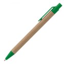 Długopis tekturowy BRISTOL kolor zielony