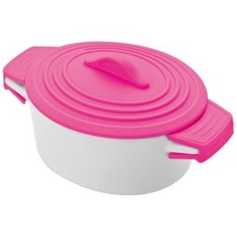 Pojemnik na żywność żaroodporny 250 ml DELHI kolor różowy