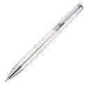 Zestaw piśmienny długopis i ołówek automatyczny CLAREMONT kolor biały