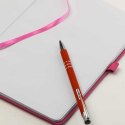 Długopis metalowy soft touch NEW JERSEY kolor czerwony