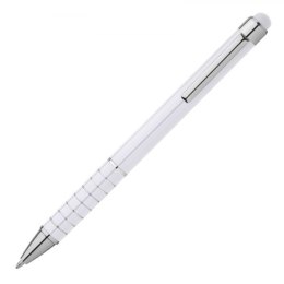 Długopis metalowy touch pen LUEBO kolor biały