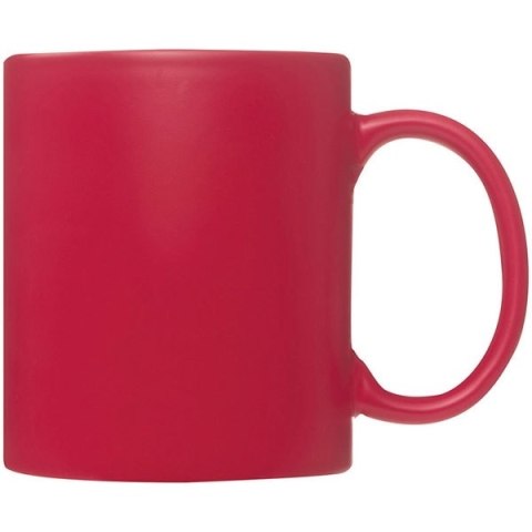 Kubek ceramiczny THESSALONIKI 300 ml kolor czerwony