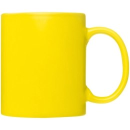 Kubek ceramiczny THESSALONIKI 300 ml kolor żółty