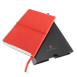 Notes A5 HIGHSCRIBE z metalowymi krawędziami Pierre Cardin kolor czerwony