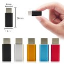 Adapter USB TYP-C/micro USB kolor czarny