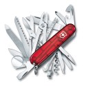 Scyzoryk SwissChamp transparentny Victorinox kolor czerwony