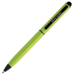 Długopis metalowy touch pen, soft touch CELEBRATION Pierre Cardin kolor jasnozielony