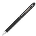 Długopis metalowy touch pen, soft touch CLAUDIE Pierre Cardin kolor czarny