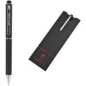 Długopis metalowy touch pen, soft touch CLAUDIE Pierre Cardin kolor czarny