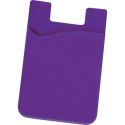 Etui na kartę do smartfona BORDEAUX kolor fioletowy