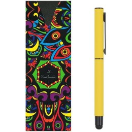Pióro kulkowe touch pen, soft touch CELEBRATION Pierre Cardin kolor żółty