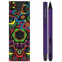 Zestaw piśmienny długopis i pióro kulkowe CELEBRATION Pierre Cardin kolor fioletowy