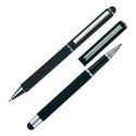 Zestaw piśmienny długopis i pióro kulkowe CLAUDIE Pierre Cardin kolor czarny