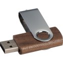 Pendrive drewniany 4 GB LEAGUE CITY kolor brązowy