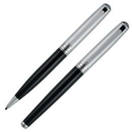 Zestaw piśmienny długopis i pióro kulkowe DIDIER Pierre Cardin kolor czarny