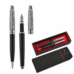 Zestaw piśmienny długopis i pióro wieczne JACQUES Pierre Cardin kolor czarny