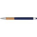 Długopis plastikowy touch pen TRIPOLI kolor granatowy