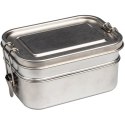 Lunch Box Dwupoziomowy PORTO ALEGRE 700 ml i 450 ml kolor szary