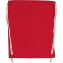 Worek sportowy bawełniany 140 g/m2 CARLSBAD kolor czerwony