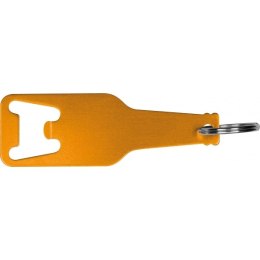 Brelok metalowy otwieracz do butelek MALMO kolor pomarańczowy