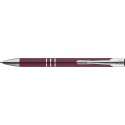Długopis metalowy ASCOT kolor bordowy