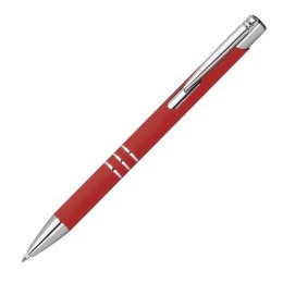 Długopis metalowy półżelowy DUNMORE kolor czerwony