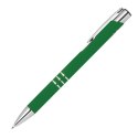 Długopis metalowy półżelowy DUNMORE kolor zielony