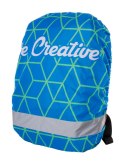CreaBack Reflect personalizowany, odblaskowy pokrowiec na plecak