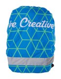 CreaBack Reflect personalizowany, odblaskowy pokrowiec na plecak