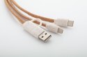 Koruku kabel USB do ładowania