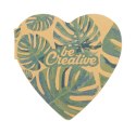 CreaStick Heart Eco personalizowany notatnik z kartkami samoprzylepnymi