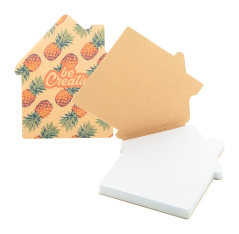 CreaStick House Eco personalizowany notatnik z kartkami samoprzylepnymi