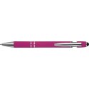 Długopis aluminiowy touch pen kolor Różowy
