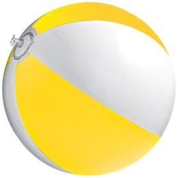 Piłka plażowa z PVC 40 cm kolor Żółty