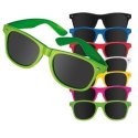 Plastikowe okulary przeciwsłoneczne 400 UV kolor Jasnozielony