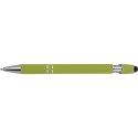 Długopis aluminiowy touch pen kolor Jasnozielony