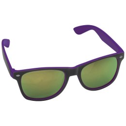 Plastikowe okulary przeciwsłoneczne UV400 kolor Fioletowy