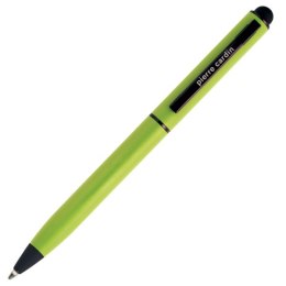 Długopis metalowy touch pen, soft touch CELEBRATION Pierre Cardin kolor Jasnozielony