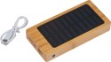 Power bank 8000 mAh solarny kolor Beżowy