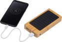 Power bank 8000 mAh solarny kolor Beżowy