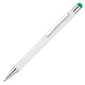 Długopis z touch penem kolor Zielony