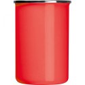 Kubek metalowy emaliowany 550 ml kolor Czerwony